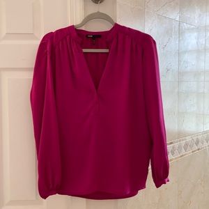 Maje pink silk shirt